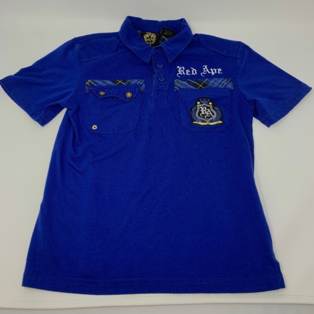 NWOT!  Blue Collard Red Ape Logo Polo!